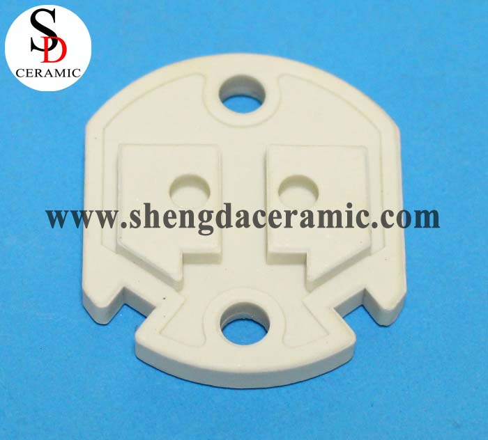 OEM Service Fish Shape Beige Steatite Ceramic Parts