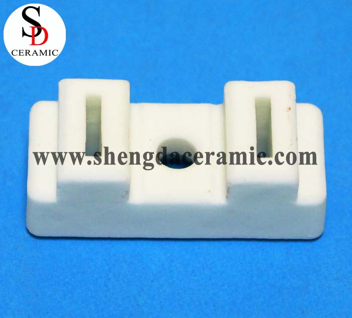 Custom Steatite Ceramic Blocks with Nut Holes