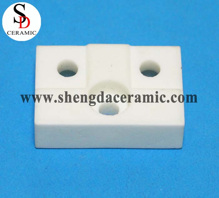 Custom Steatite Ceramic Blocks with Nut Holes