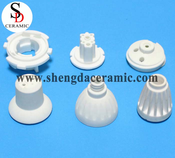 Ceramic Manufacturer Glazed Alumina Ceramics LED Lamp Holder