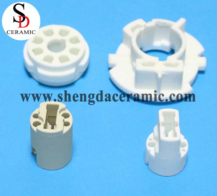 Heating Dissipation Fine Ceramic Base For Lamp